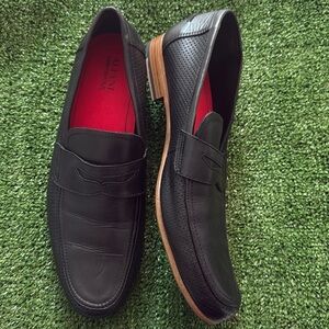 Alfani ComfortFlx Men’s Leather Slip On Penny Loafers Sz 11M Casual-Dress